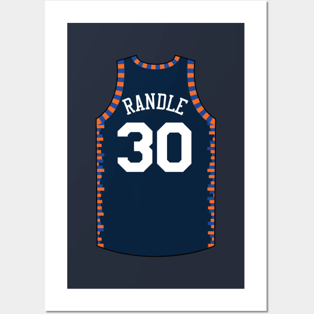 Julius Randle New York Jersey Qiangy Wall Art by qiangdade